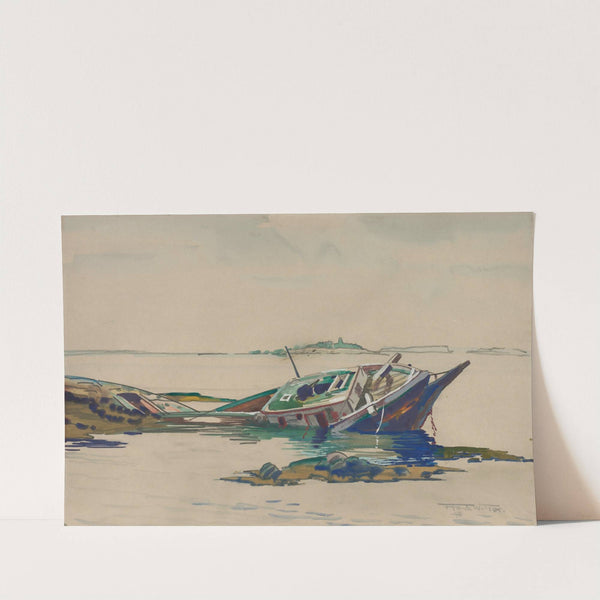 The Wreck (1923) by Frank Wilcox