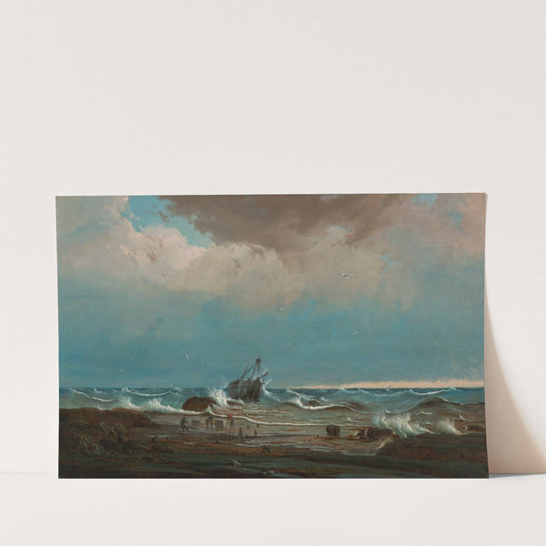 The wreck of 'George the Third' by Knut Bull