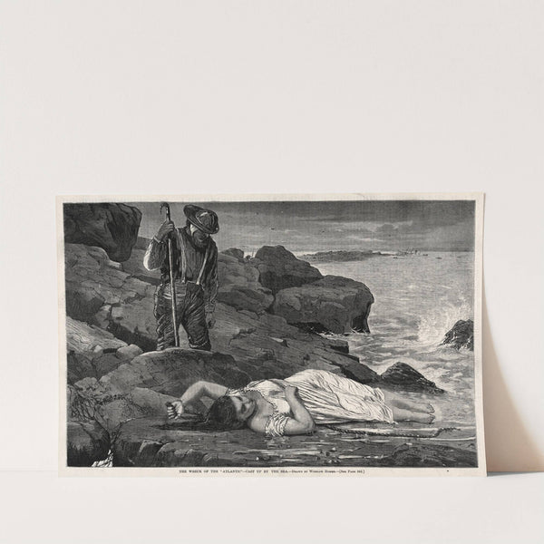 The Wreck of the ‘Atlantic’ – Cast Up by the Sea (1873) by Winslow Homer