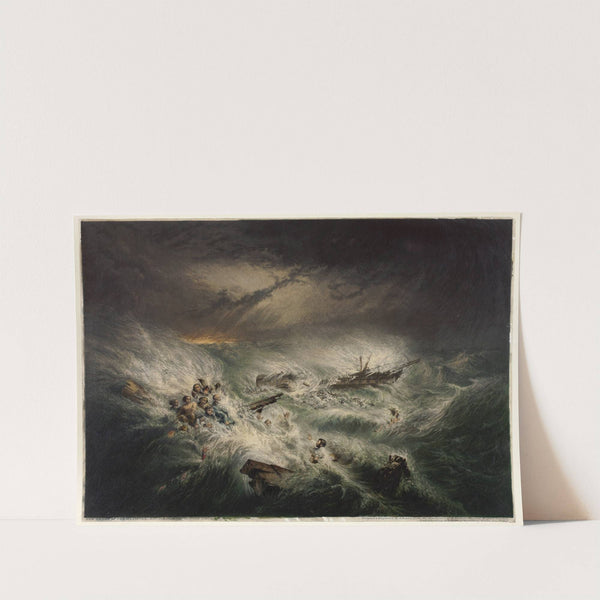 The Wreck of the Reliance (November 12, 1842) by George Baxter