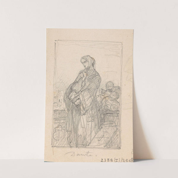 The Writer Dante Alighieri by Nicaise De Keyser