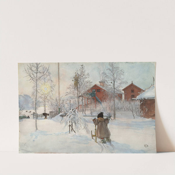 The Yard and Washhouse by Carl Larsson