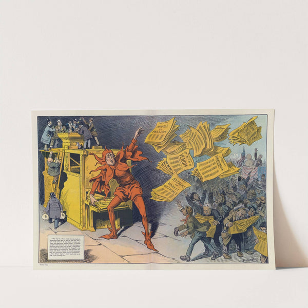 The yellow press (1910) by Louis Glackens