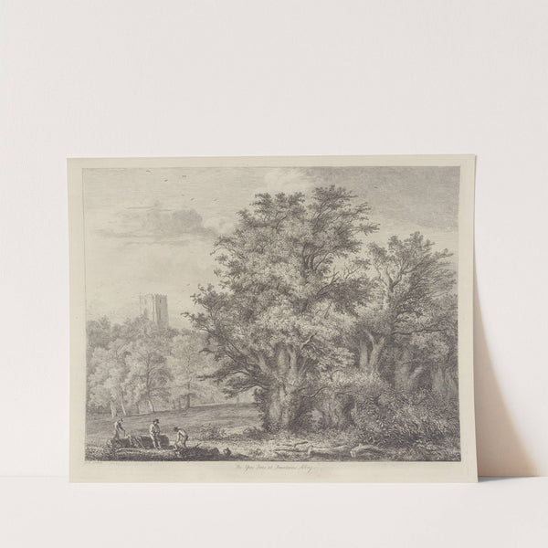 The Yew Trees at Fountains’ Abbey by Jacob George Strutt