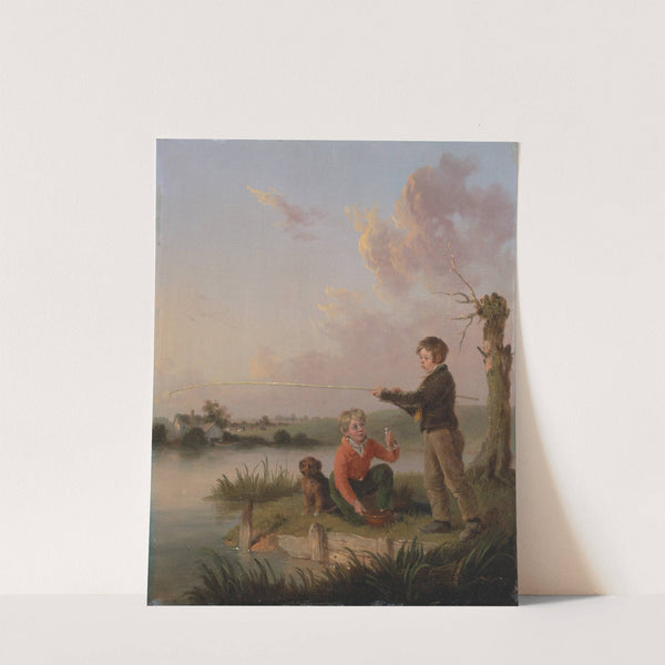 The Young Anglers by Edmund Bristow