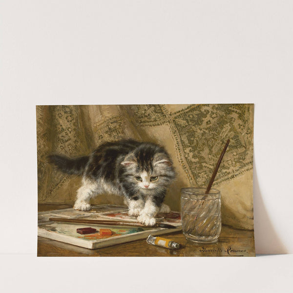 The Young Artist by Henriëtte Ronner-Knip