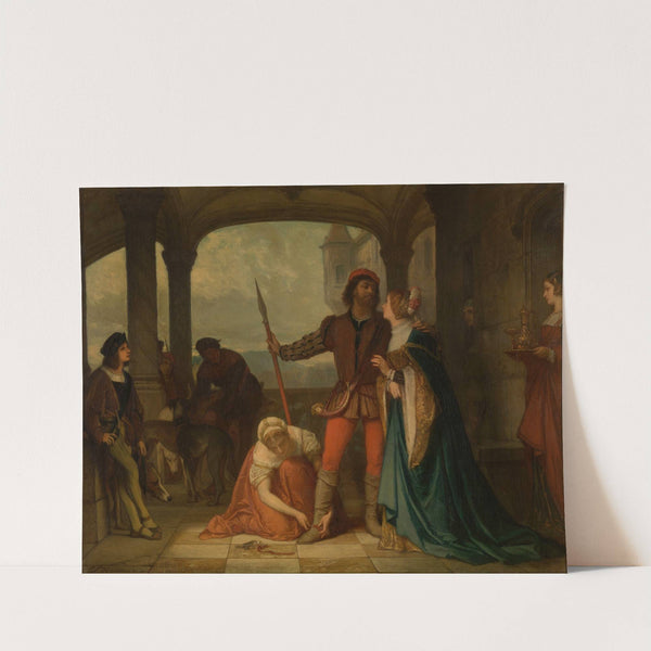 The Young François I of France Goes out Hunting (1863) by Edouard Hamman