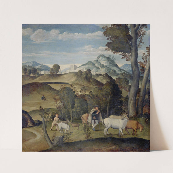 The Young Mercury Stealing Cattle from the Herd of Apollo by Girolamo da Santacroce