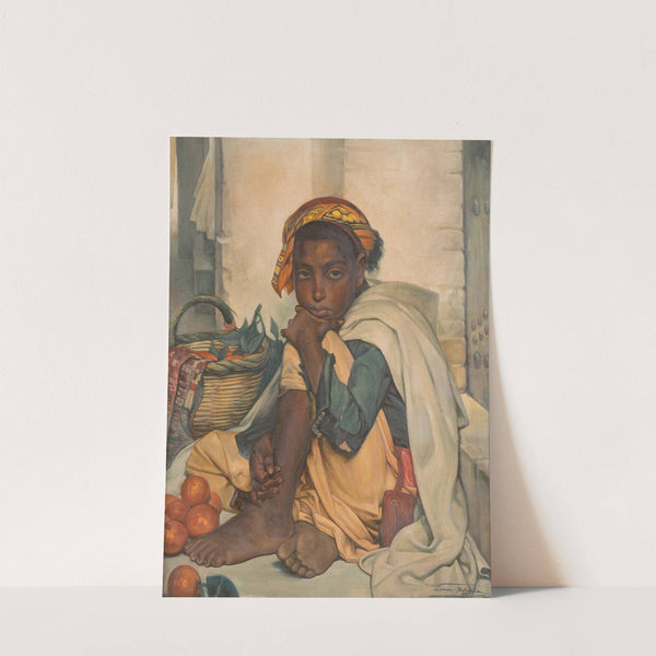 The young orange seller by Léon Herbo