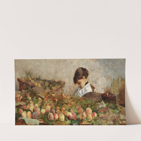 The Young Peach Seller (1888) by Giovanni Sottocornola