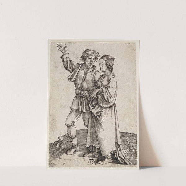 The Young Peasant and His Wife (ca. 1497) by Albrecht Dürer
