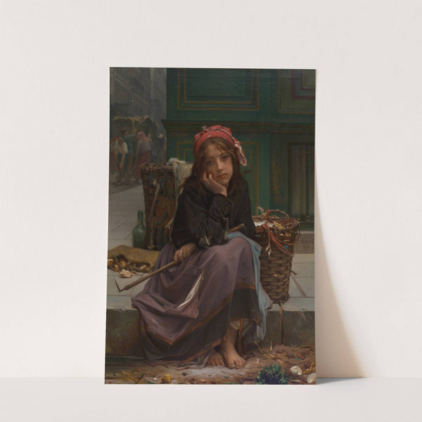 The young rag seller by Guillaume-Charles Brun