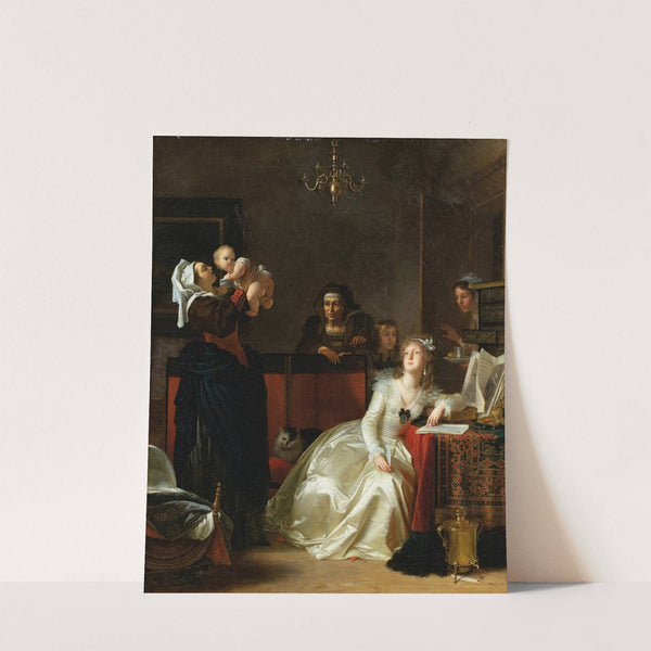 The young savant mother by Marguerite Gérard