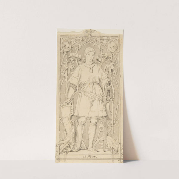 The Young Siegfried (1839) by Julius Hübner