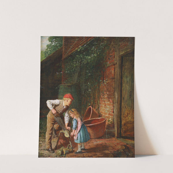 The Young Woodcutters (1876) by George Smith