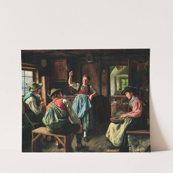 The Zither Player (1896) by Emil Rau