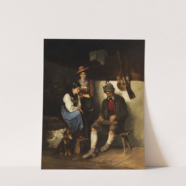 The Zitherplayer by Franz von Defregger