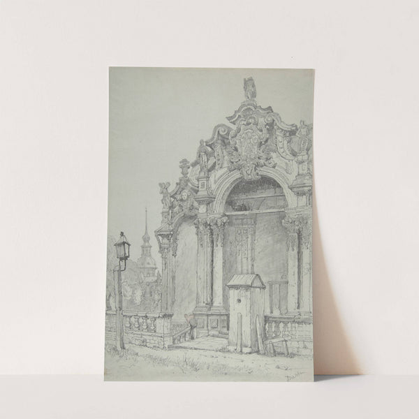 The Zwinger, Dresden by Samuel Prout