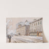 Theater an der Wien im Winter by Karl Wenzel Zajicek