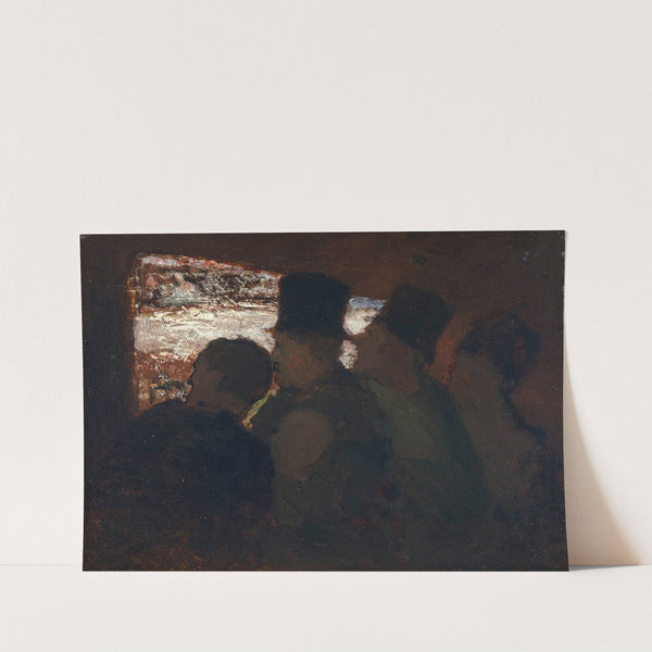 Theater Audience by Honoré Daumier