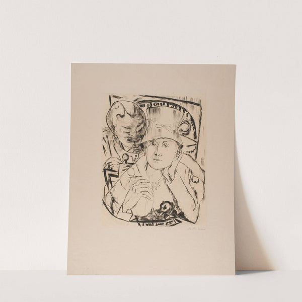 Theater Box (1918) by Max Beckmann