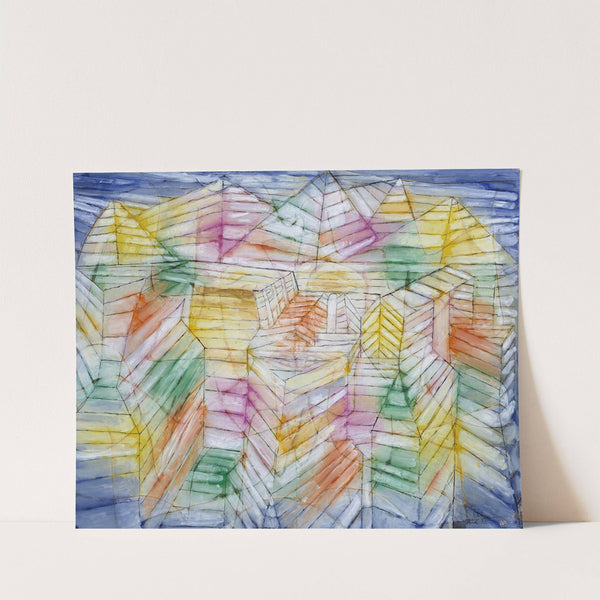 Theater-Mountain-Construction by Paul Klee