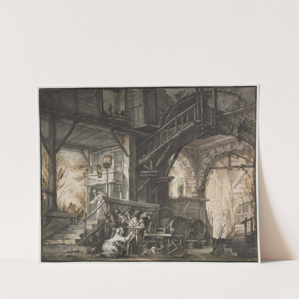 Theater Scene (c. 1775–1776) by Giovanni David