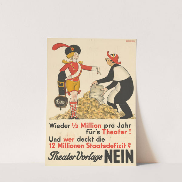 Theater Vorlage – Nein (1935) by Otto Plattner