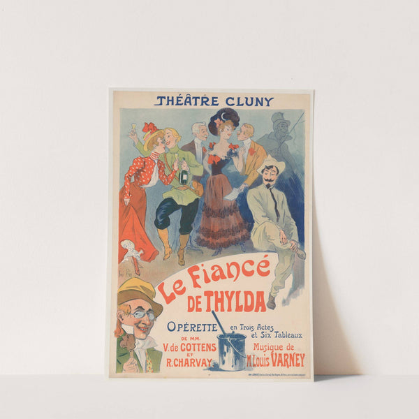 Théatre Cluny. La fiancé de Thylda (1900) by René Péan