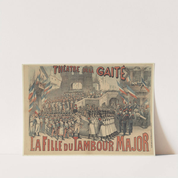 Théâtre de la Gaité, La Fille du tambour major (1890) by Imp. Emile Lévy