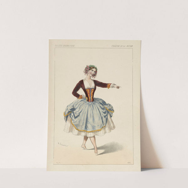Théâtre de la Nation. Mlle Carlotta Grisi dans La filleule des fées, 1r acte (1849) by Alexandre Lacauchie