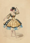Théâtre de la Opera Porte St. Martin. Mme. Honoré dans le ballet de la Moresque (1856)