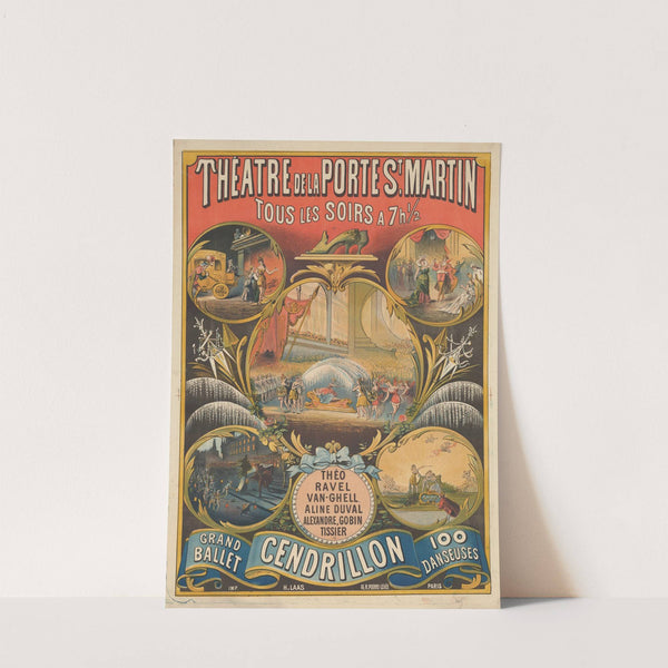 Théâtre de la Porte St Martin… Cendrillon. Grand ballet (1879) by Imp. H. Laas