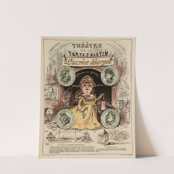 Théâtre de la Porte St Martin Lucrèce Borgia by Charles Tronsens (Carlo Gripp)