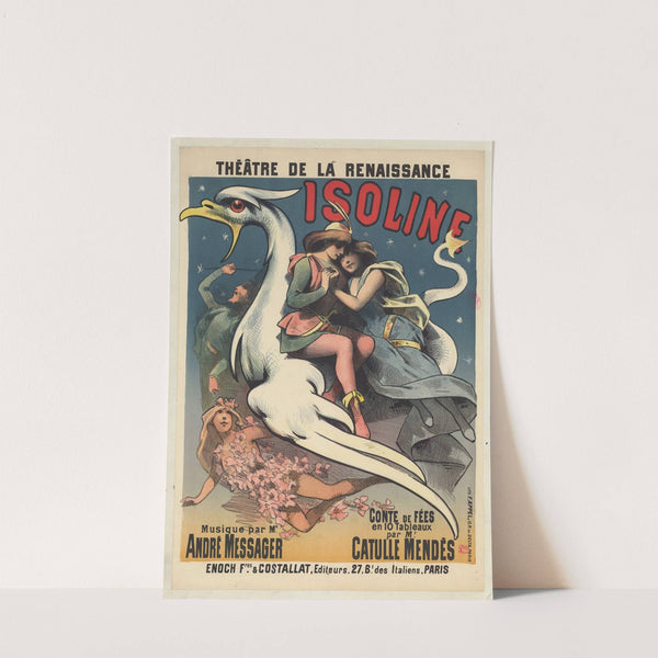 Théâtre de la Renaissance. Isoline (1888) by Lith. F. Appel