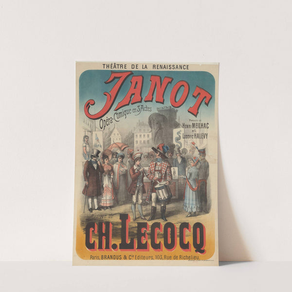 Théâtre de la Renaissance. Janot. Opéra-comique en trois actes (1881) by Brandus & Cie