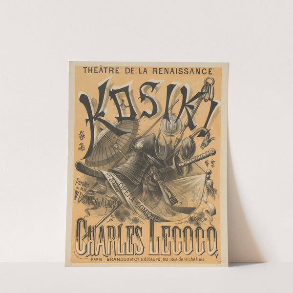 Théâtre de la Renaissance. Kosiki (1876) by Paul Maurou