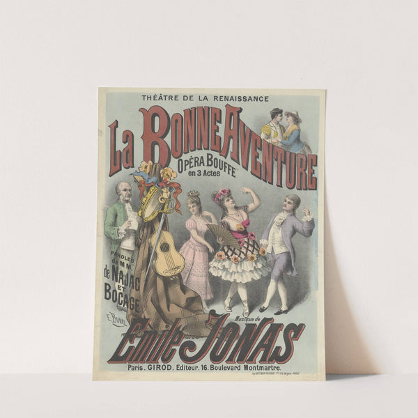 Théâtre de la Renaissance. La Bonne aventure opéra bouffe en 3 actes (1882) by Ernest Buval