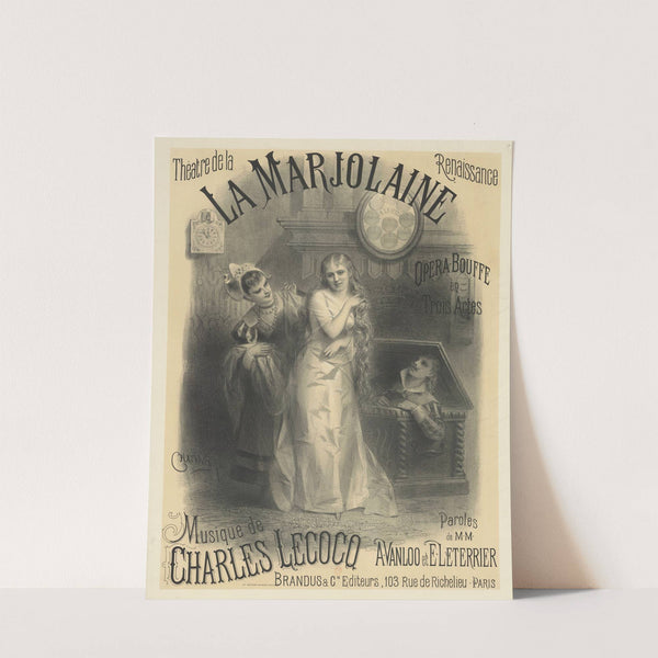 Théâtre de la Renaissance. La Marjolaine (1877) by Antonin-Marie Chatinière