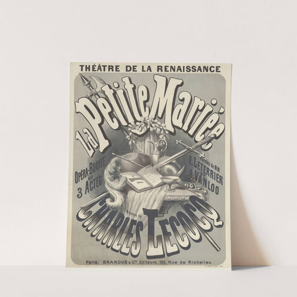Théâtre de la Renaissance. La petite mariée. Opéra-bouffe en 3 actes (1876) by Antoine Barbizet
