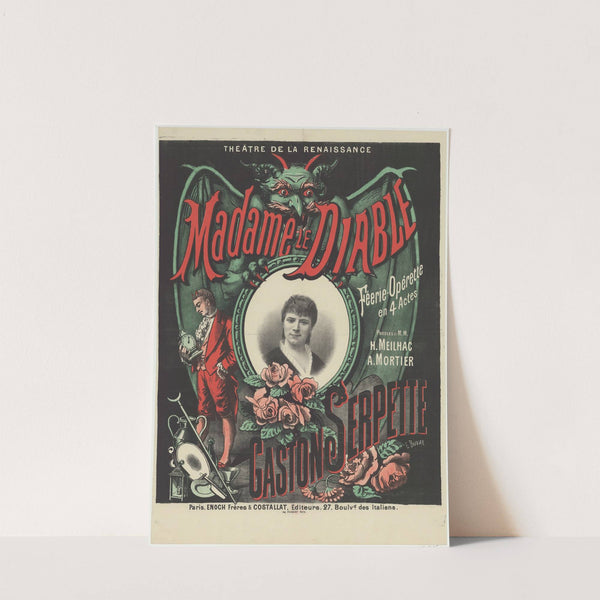 Théâtre de la Renaissance. Madame le diable. Féerie-opérette en 4 actes (1882) by Ernest Buval