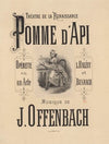 Théâtre de la Renaissance. Pomme d’api (1873)