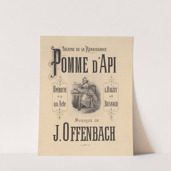 Théâtre de la Renaissance. Pomme d’api (1873) by Edward Ancourt