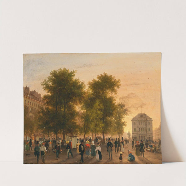 Théâtre de l’Ambigu-Comique by Giuseppe Canella