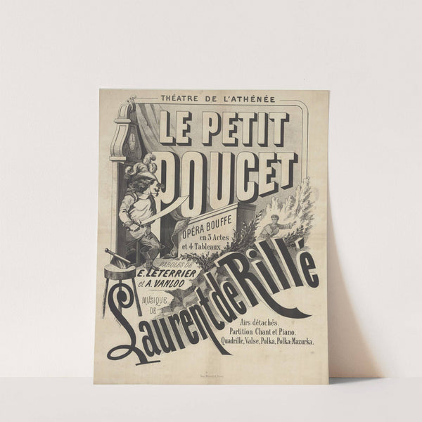 Théatre de l’Athénée. Le Petit Poucet (1868) by Émile Delay