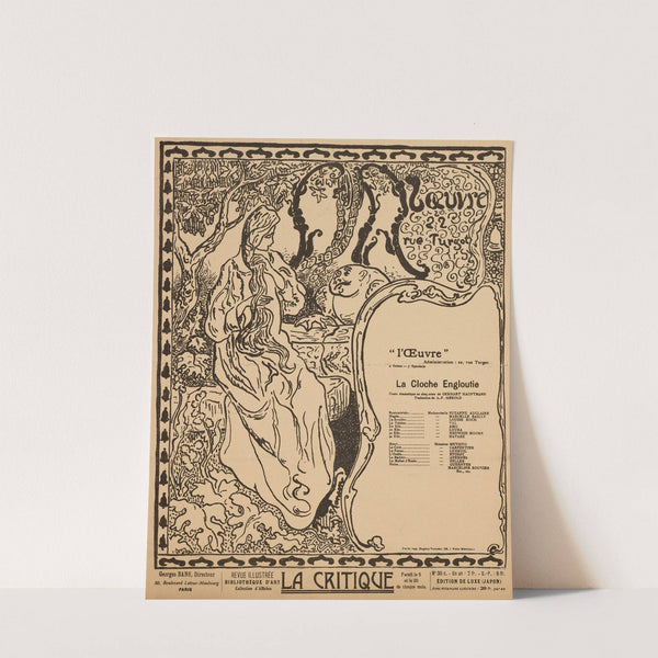 Théâtre de l’Œuvre : La Cloche Engloutie by Paul Ranson