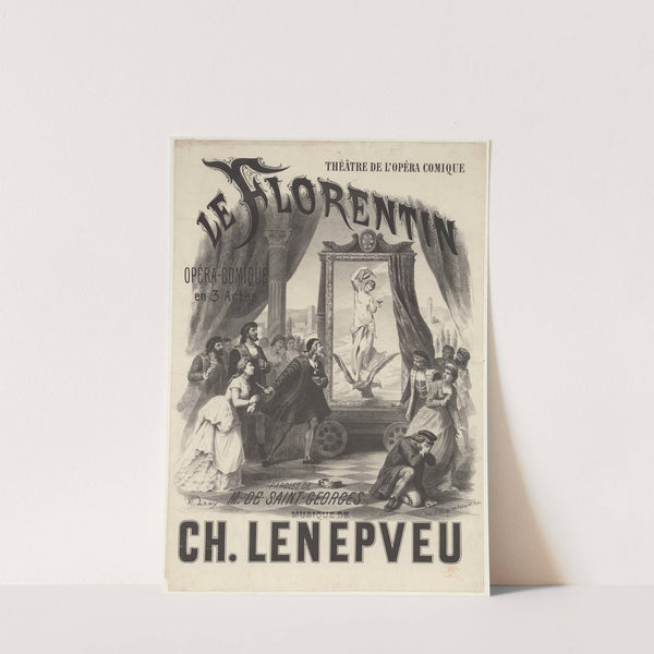 Théâtre de l’Opéra-Comique. Le Florentin. Opéra-comique en 3 actes (1874) by Pierre-Auguste Lamy