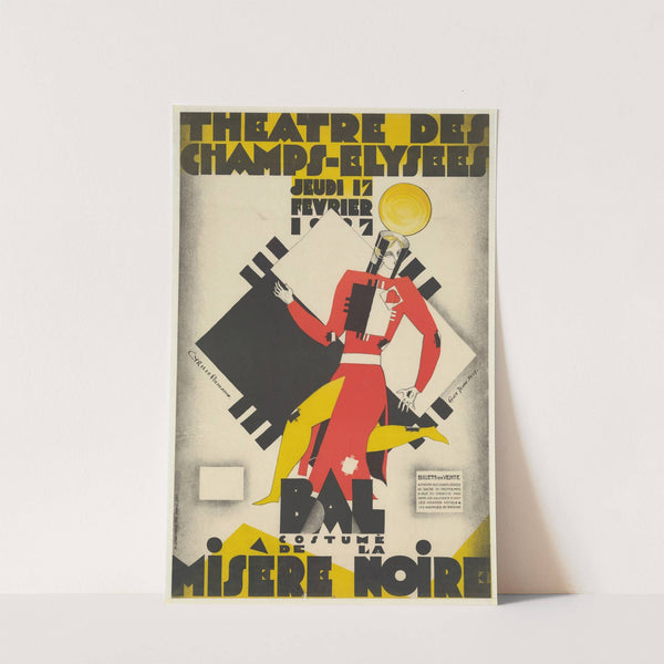 Théâtre des Champs-Élysées, jeudi 17 février 1927. Bal costumé de la misère noire (1927) by Cyrille Polissadiw