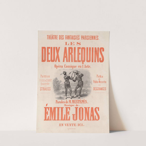 Théâtre des Fantaisies-Parisiennes. Les Deux Arlequins (1866) by Léon Loire
