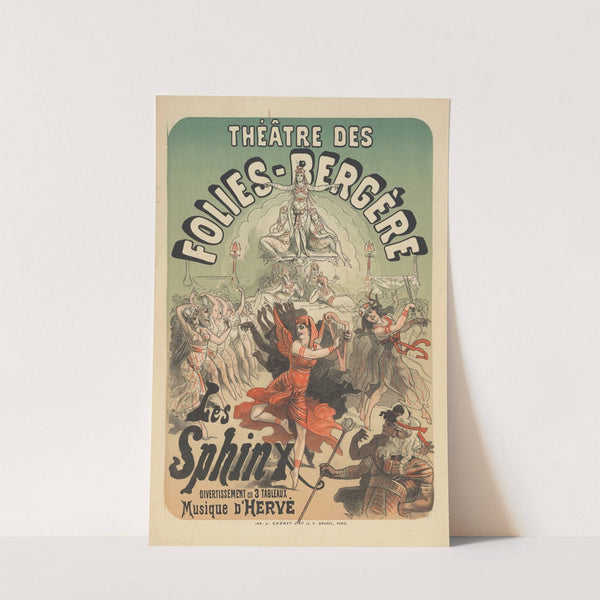 Théâtre des Folies-Bergère. Les Sphinx (1879) by Jules Chéret